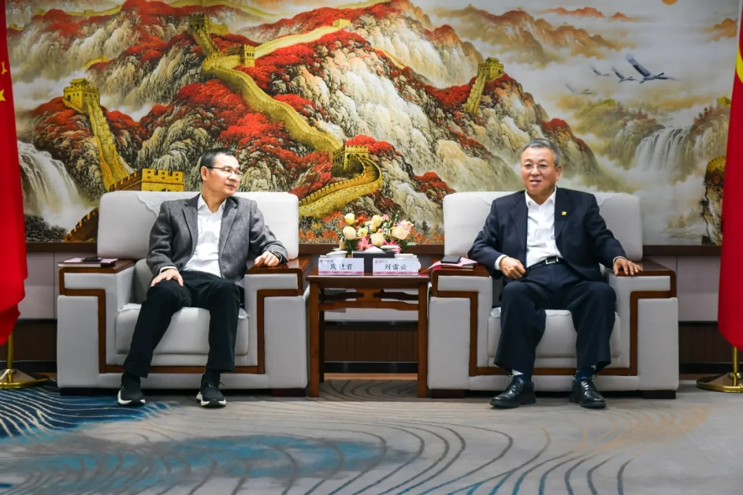 刘雷云会见湘电集团党委书记、董事长周健君一行